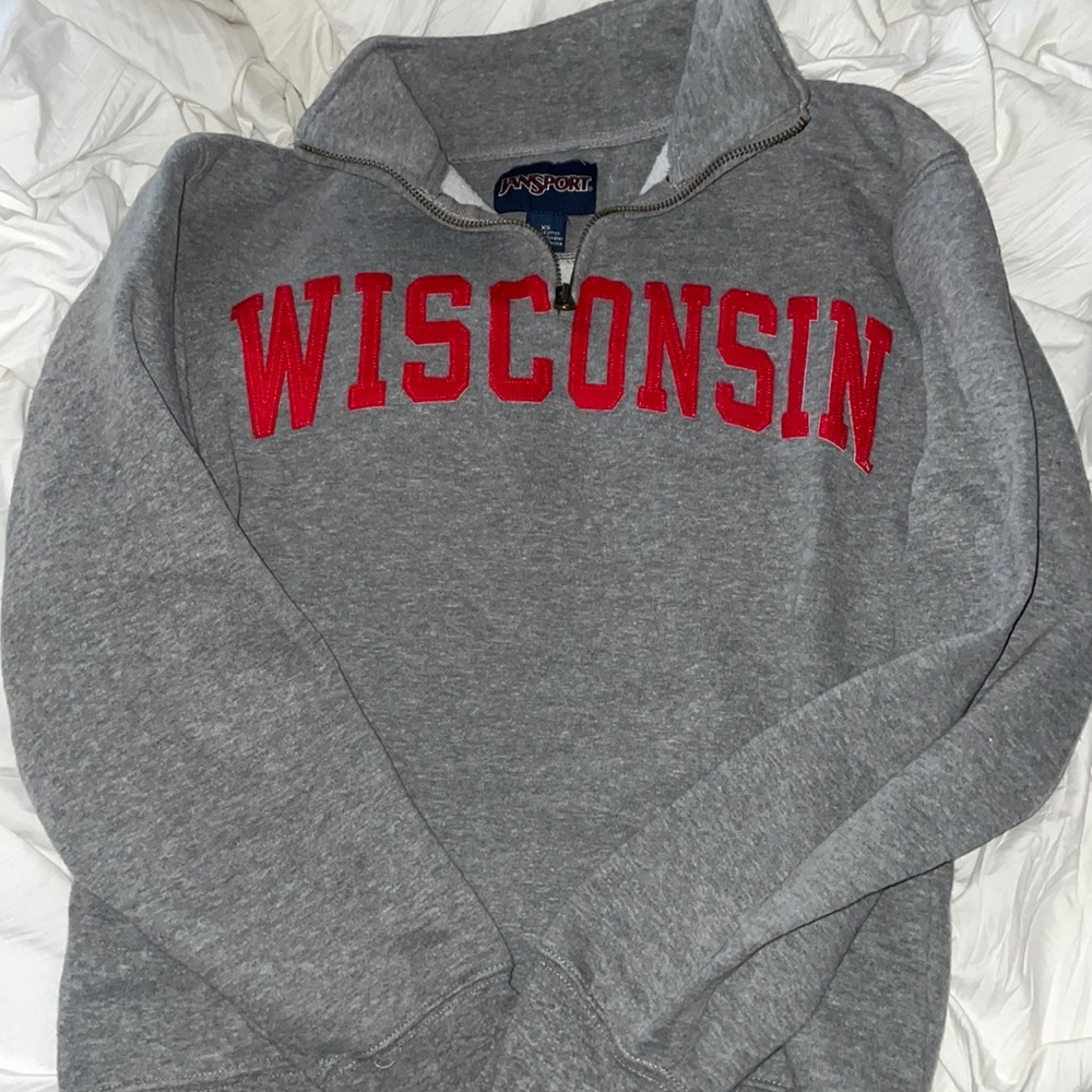 Size Extra Small Jansport Wisconsin quarter-zip